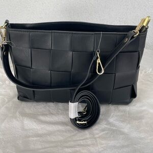 ANNA PAOLA black handbag, made in Italy 🇮🇹, new with tags